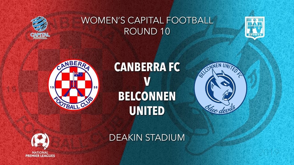 NPL Women - Capital Round 10 - Canberra FC v Belconnen United FC Slate Image