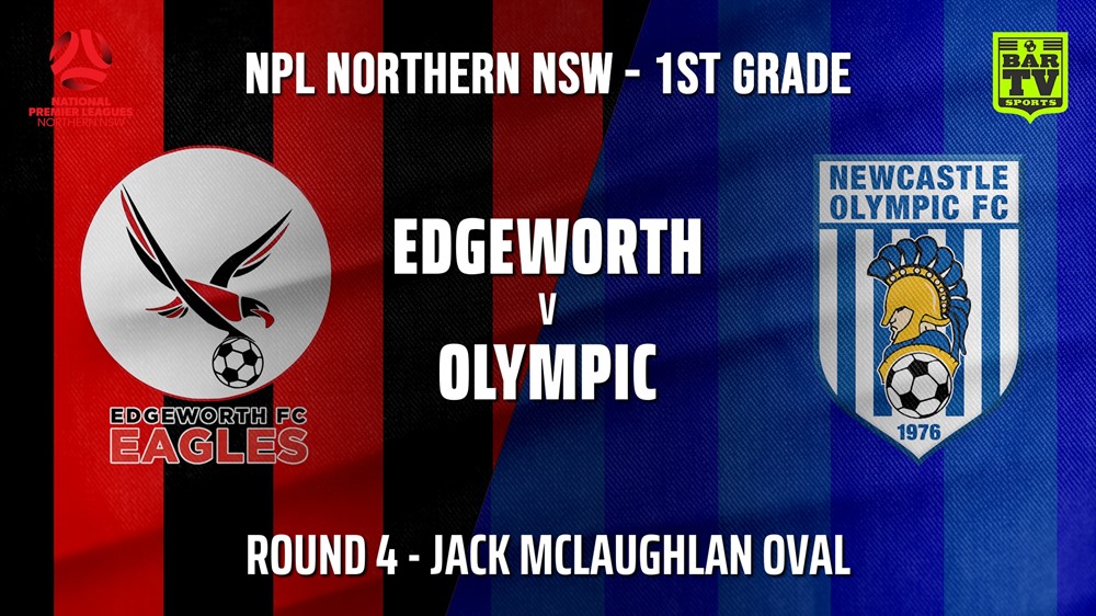 NPL - NNSW Round 4 - Edgeworth Eagles FC v Newcastle Olympic Slate Image
