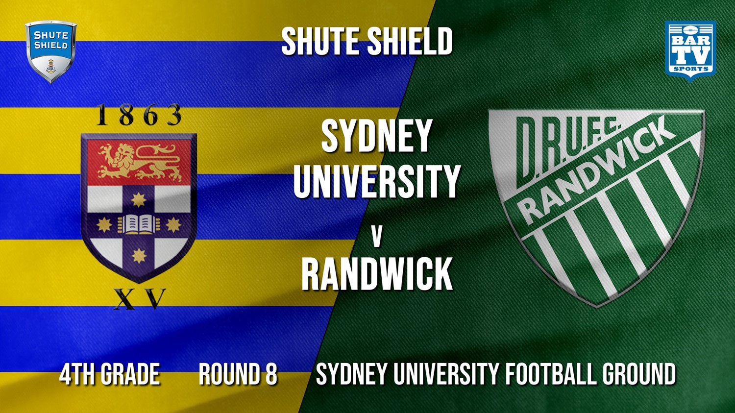 Shute Shield Round 10 - 4th Grade - Sydney University v Randwick Minigame Slate Image
