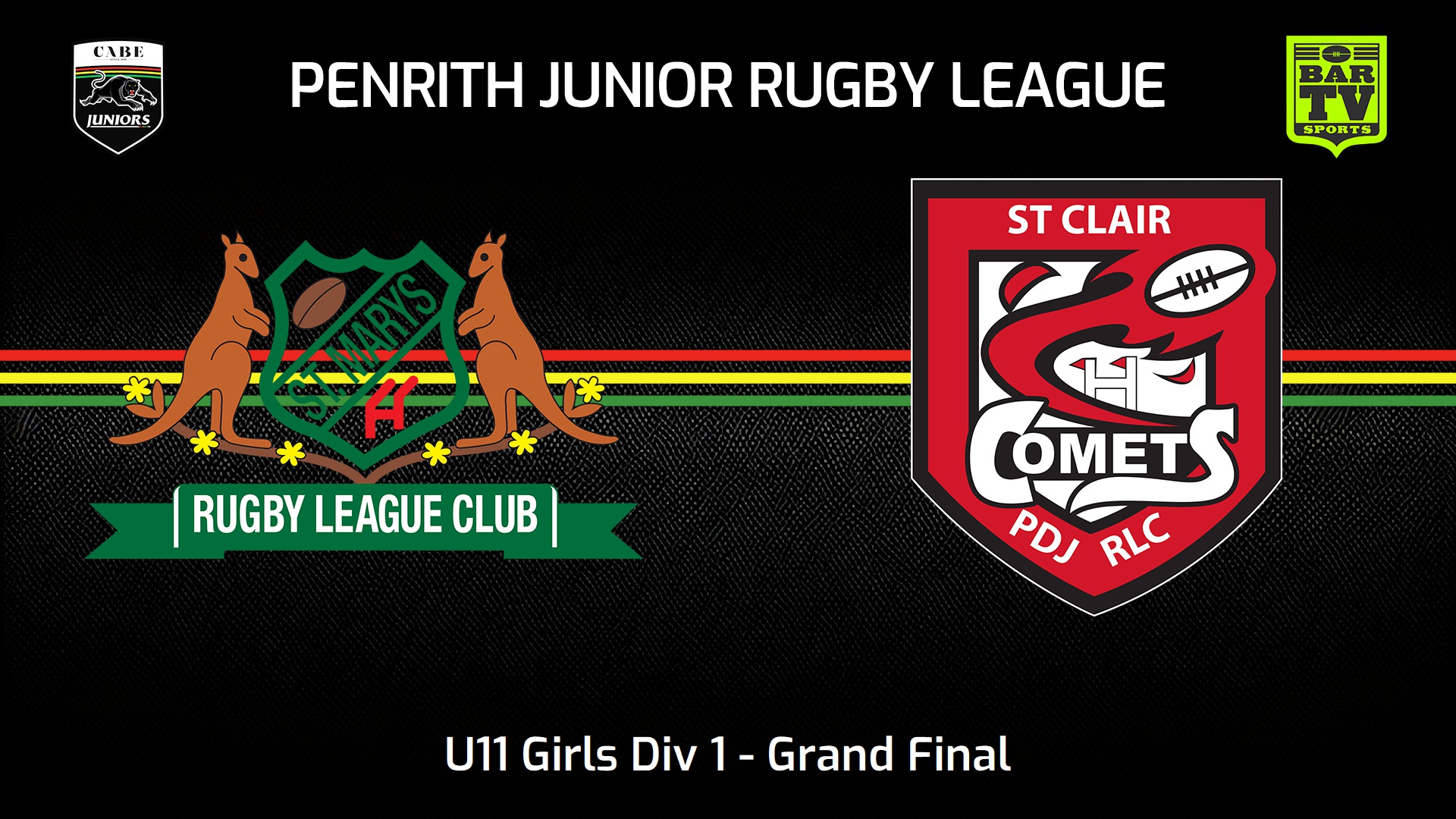Penrith & District Junior Rugby League Grand Final U11 Girls Div 1