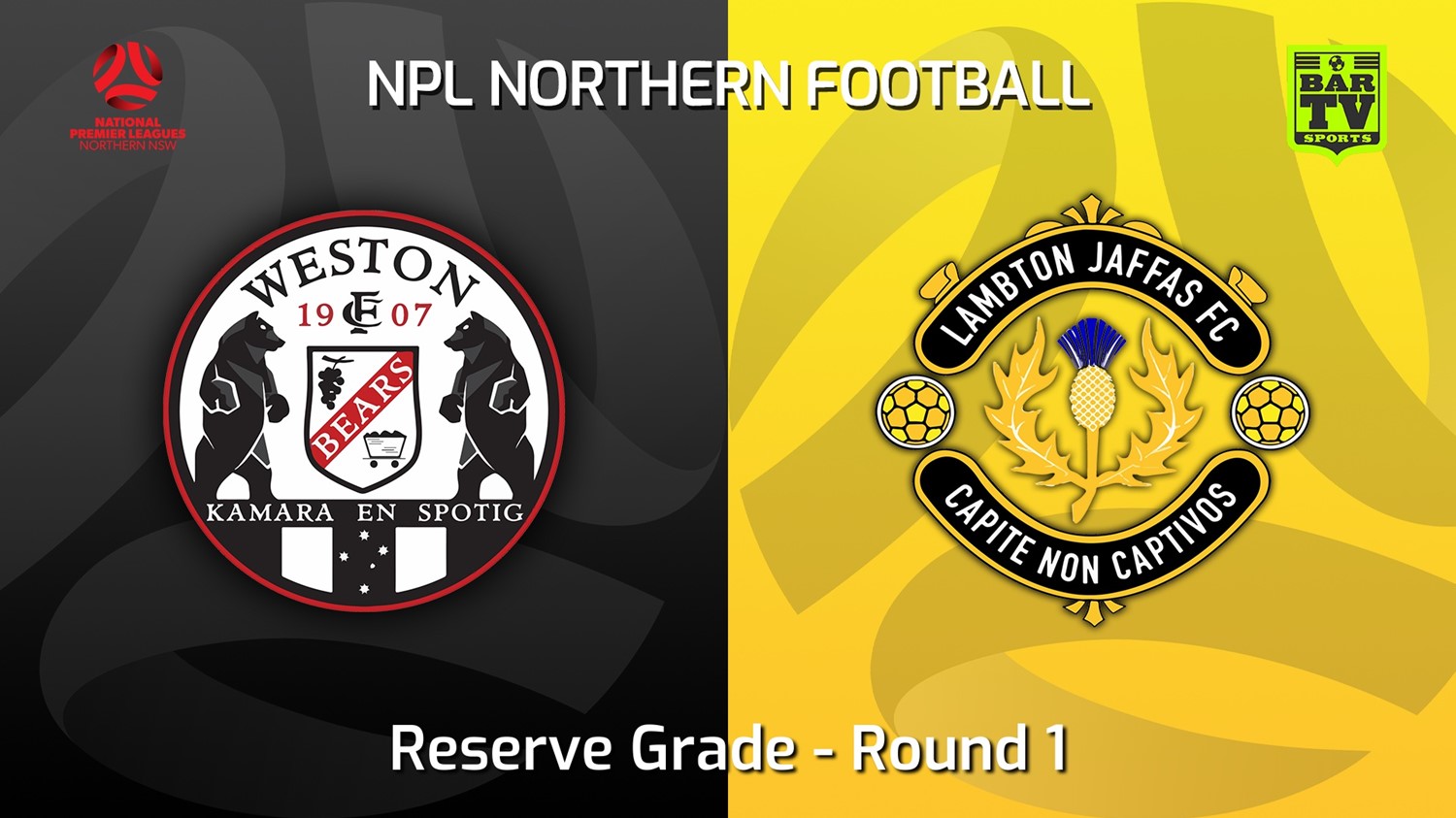220415-NNSW NPLM Res Round 1 - Weston Workers FC Res v Lambton Jaffas FC Res Minigame Slate Image
