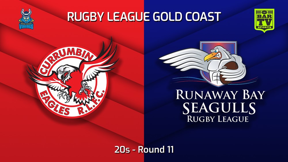 220619-Gold Coast Round 11 - 20s - Currumbin Eagles v Runaway Bay Seagulls Slate Image