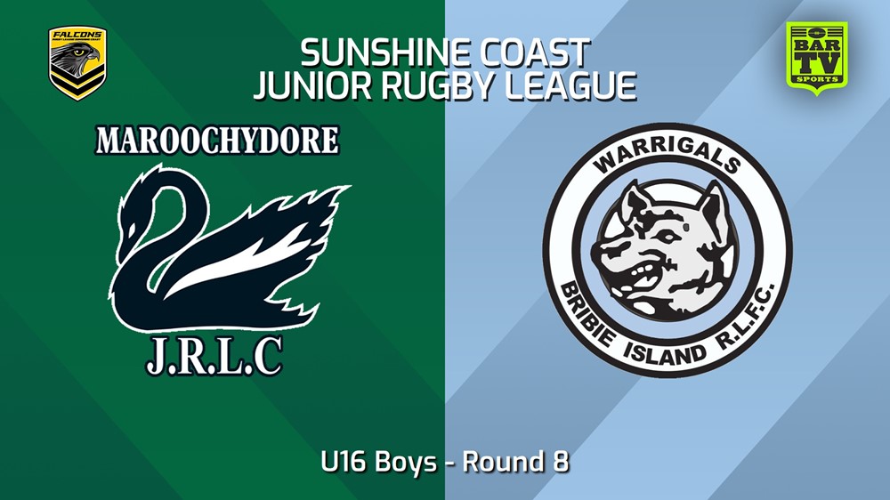 240524-video-Sunshine Coast Junior Rugby League Round 8 - U16 Boys - Maroochydore Swans JRL v Bribie Island Warrigals JRL Slate Image