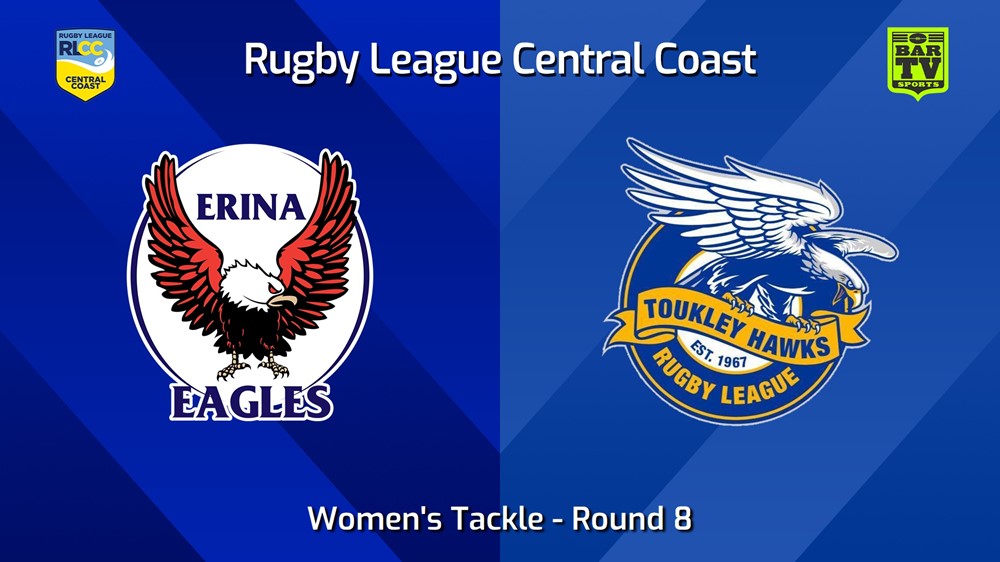240609-video-RLCC Round 8 - Women's Tackle - Erina Eagles v Toukley Hawks Slate Image