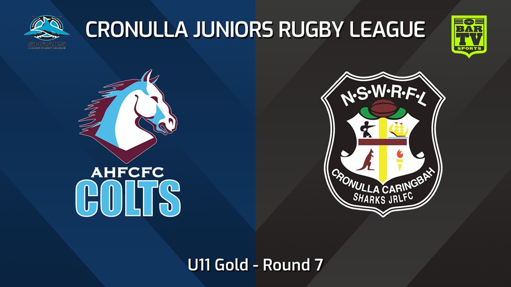 240601-video-Cronulla Juniors Round 7 - U11 Gold - Aquinas Colts v Cronulla Caringbah Slate Image