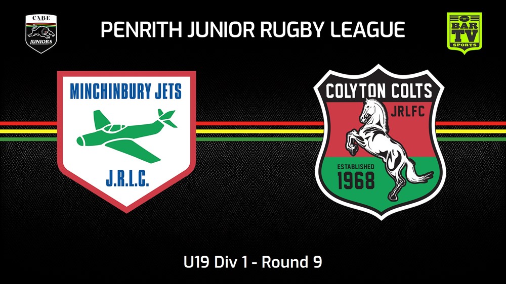 240616-video-Penrith & District Junior Rugby League Round 9 - U19 Div 1 - Minchinbury v Colyton Colts Slate Image