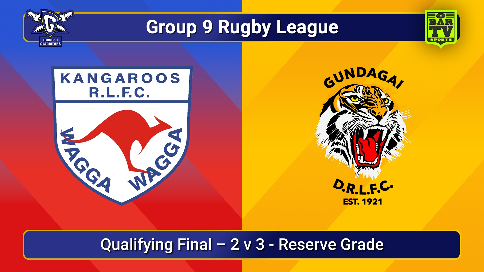 250831-video-Group 9 RL Qualifying Final – 2 v 3 - Reserve Grade - Wagga Kangaroos v Gundagai Tigers Minigame Slate Image