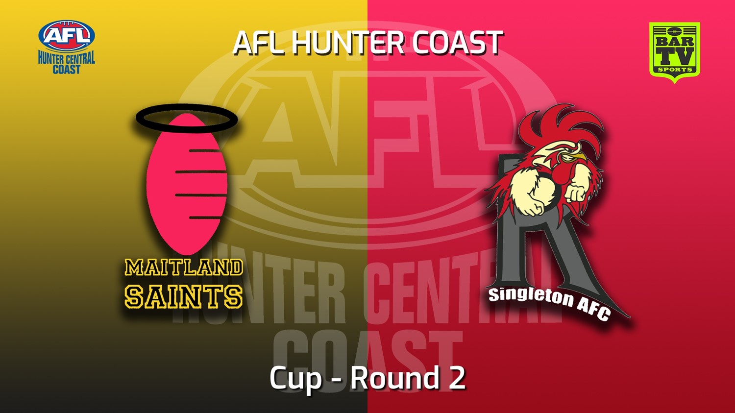 220409-AFL Hunter Central Coast Round 2 - Cup - Maitland Saints v Singleton Roosters Minigame Slate Image