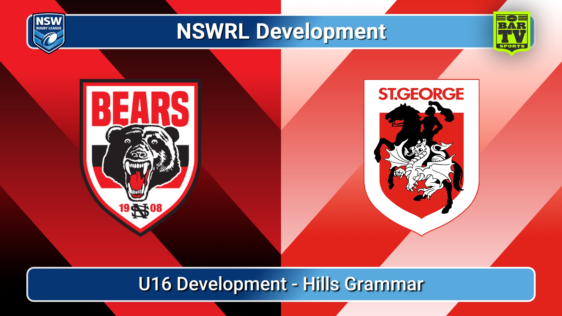 260404-video-NSWRL Development Development Match - U16 Development - North Sydney Bears v St George Dragons Slate Image