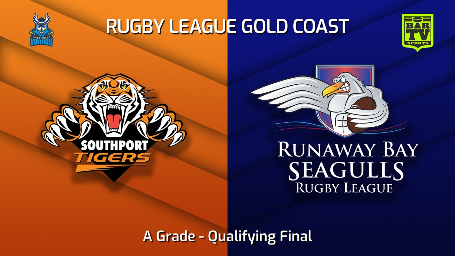 220828-Gold Coast Qualifying Final - A Grade - Southport Tigers v Runaway Bay Seagulls Minigame Slate Image
