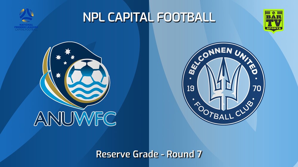 240519-video-NPL Women - Reserve Grade - Capital Football Round 7 - ANU WFC v Belconnen United W Slate Image