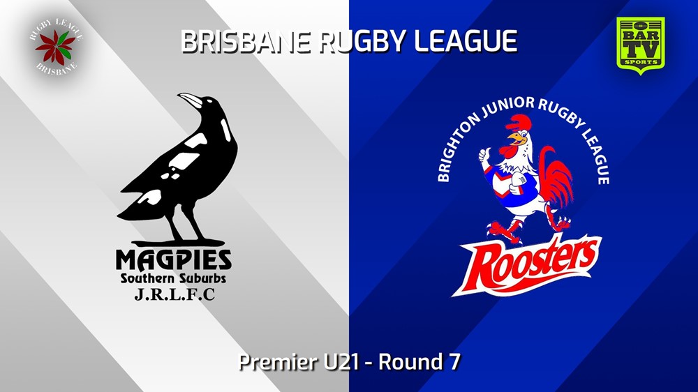 240525-video-BRL Round 7 - Premier U21 - Southern Suburbs Magpies v Brighton Roosters Slate Image