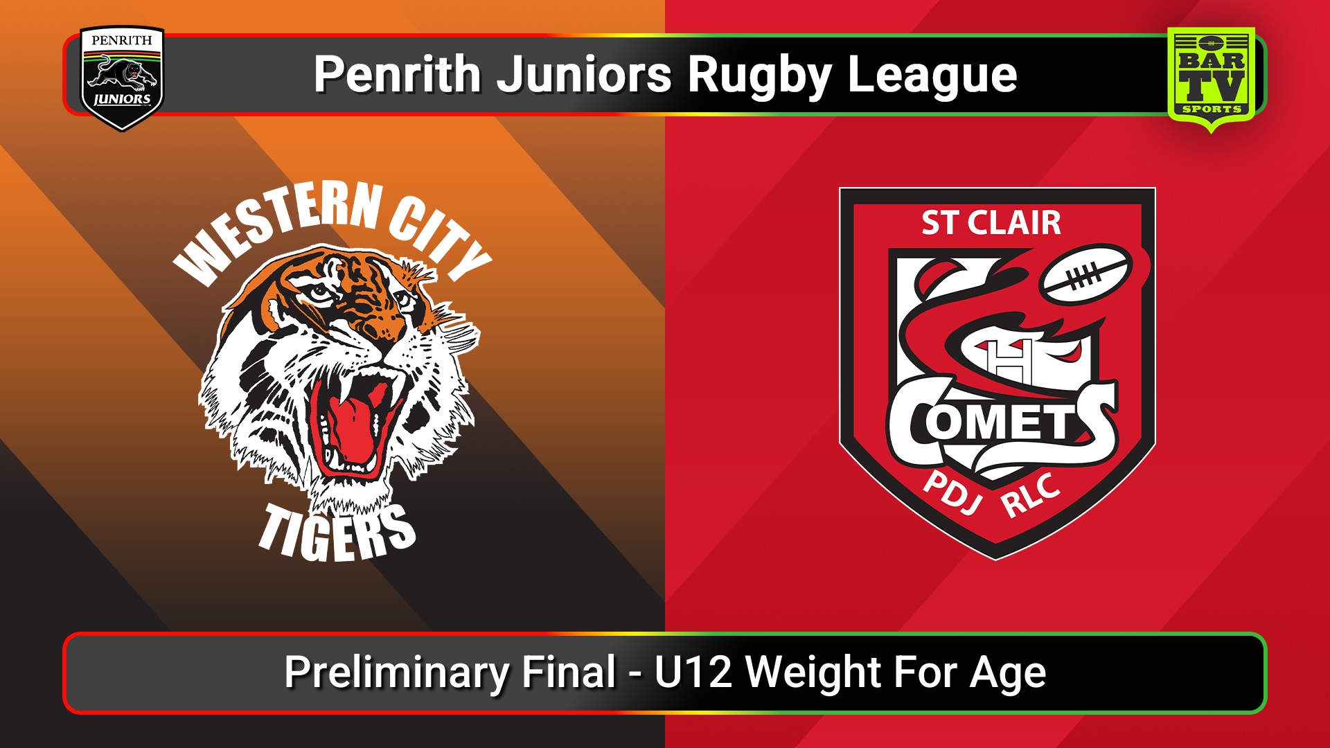 250831-video-Penrith & District Junior Rugby League Preliminary Final - U12 Weight For Age - Western City Tigers v St Clair Minigame Slate Image