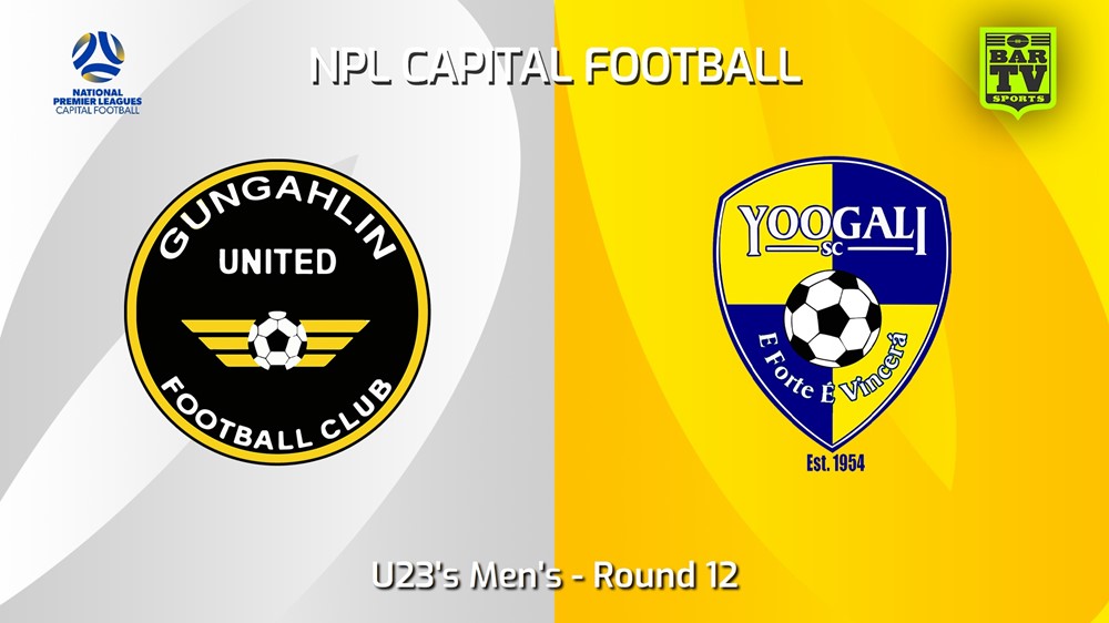240623-video-Capital NPL U23 Round 12 - Gungahlin United U23 v Yoogali SC U23 Slate Image