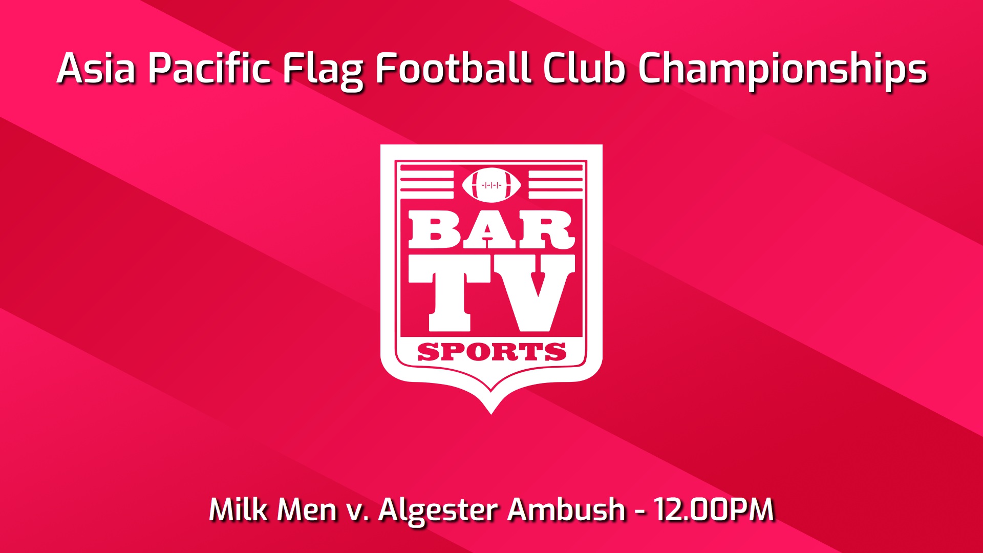 250907-video-Asia Pacific Flag Football Club Championships Men’s Flag - The Milk Men v Algester Ambush Slate Image