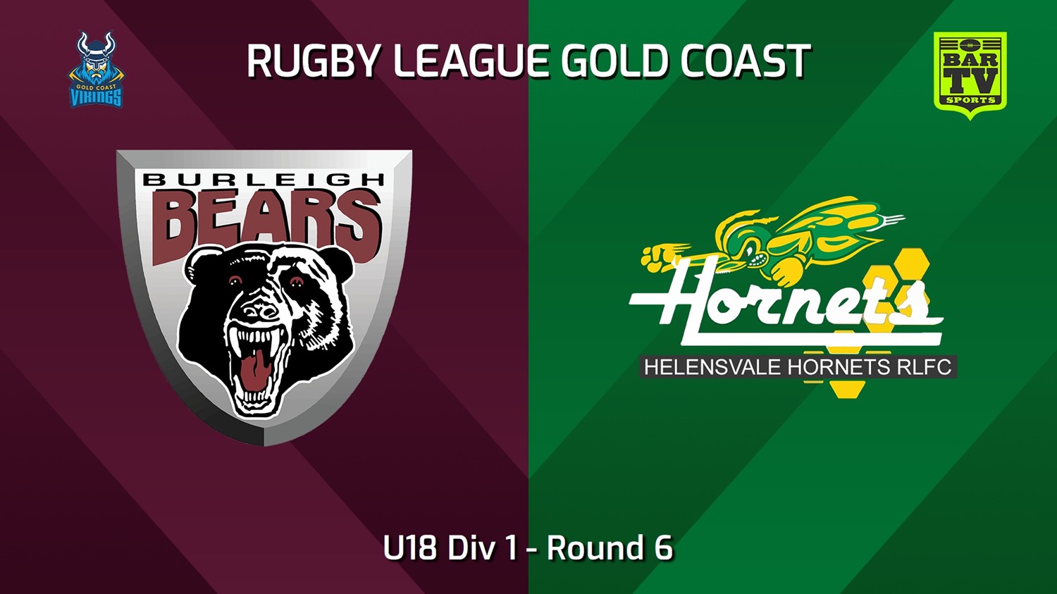 240602-video-Gold Coast Round 6 - U18 Div 1 - Burleigh Bears v Helensvale Hornets Slate Image