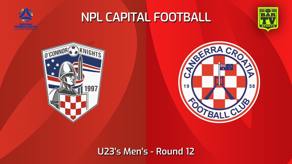 240622-video-Capital NPL U23 Round 12 - O'Connor Knights SC U23 v Canberra Croatia FC U23 Slate Image