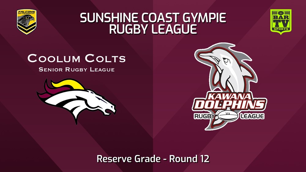 240629-video-Sunshine Coast RL Round 12 - Reserve Grade - Coolum Colts v Kawana Dolphins Slate Image