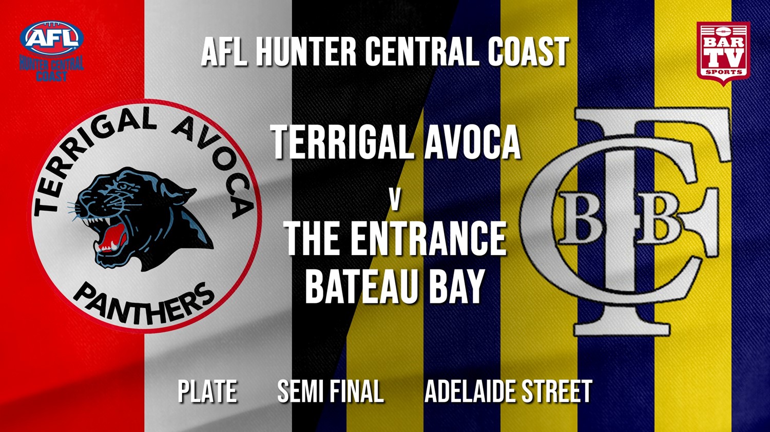 AFL HCC Semi Final - Plate - Terrigal Avoca Panthers v The Entrance Bateau Bay Minigame Slate Image