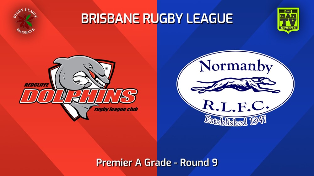 240608-video-BRL Round 9 - Premier A Grade - Redcliffe Dolphins v Normanby Hounds Slate Image