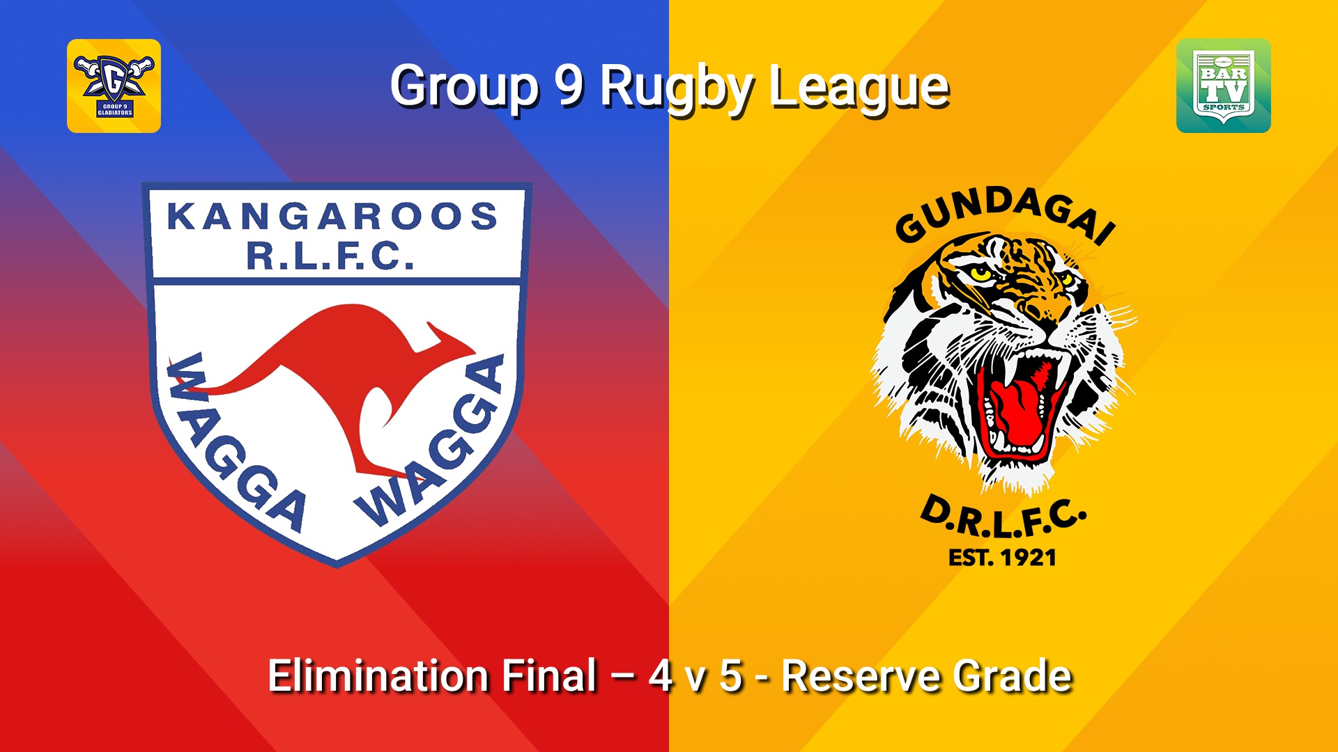 260829-video-Group 9 RL Elimination Final – 4 v 5 - Reserve Grade - Wagga Kangaroos v Gundagai Tigers Slate Image