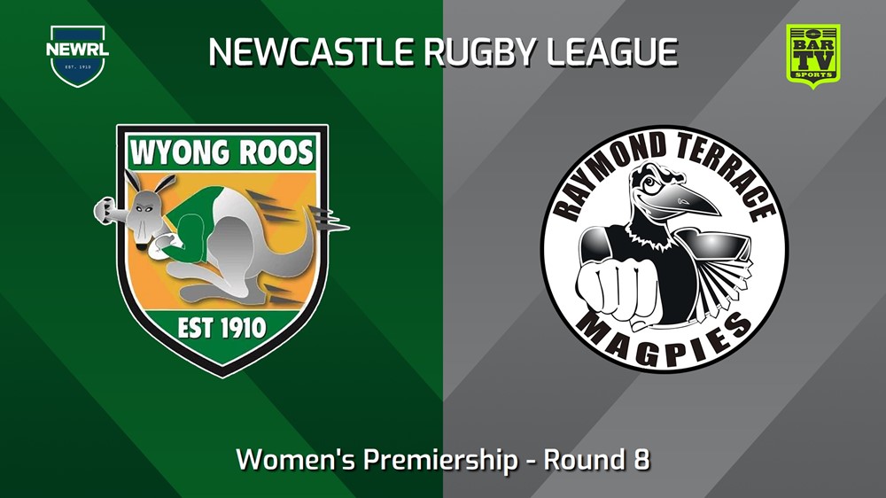 240621-video-Newcastle RL Round 8 - Women's Premiership - Wyong Roos v Raymond Terrace Magpies Slate Image