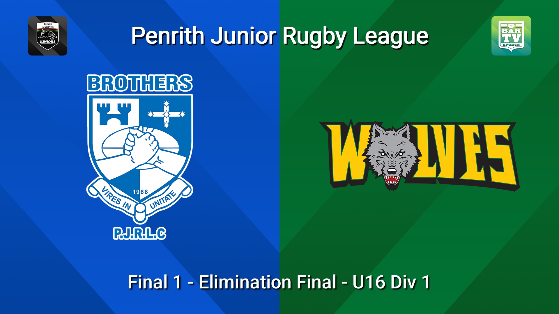 260822-video-Penrith & District Junior Rugby League Final 1 - Elimination Final - U16 Div 1 - Brothers v Windsor Wolves Slate Image