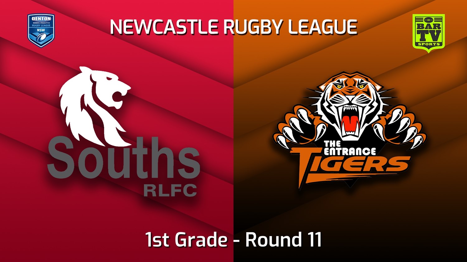 220611-Newcastle Round 11 - 1st Grade - South Newcastle Lions v The Entrance Tigers Minigame Slate Image