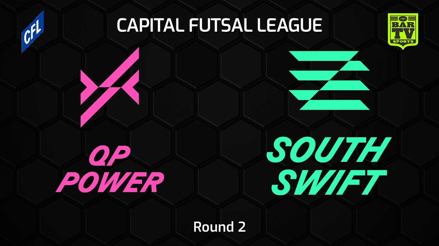 221104-Capital Football Futsal Round 2 - Men's - Queanbeyan-Palerang Power v South Canberra Swifts Minigame Slate Image