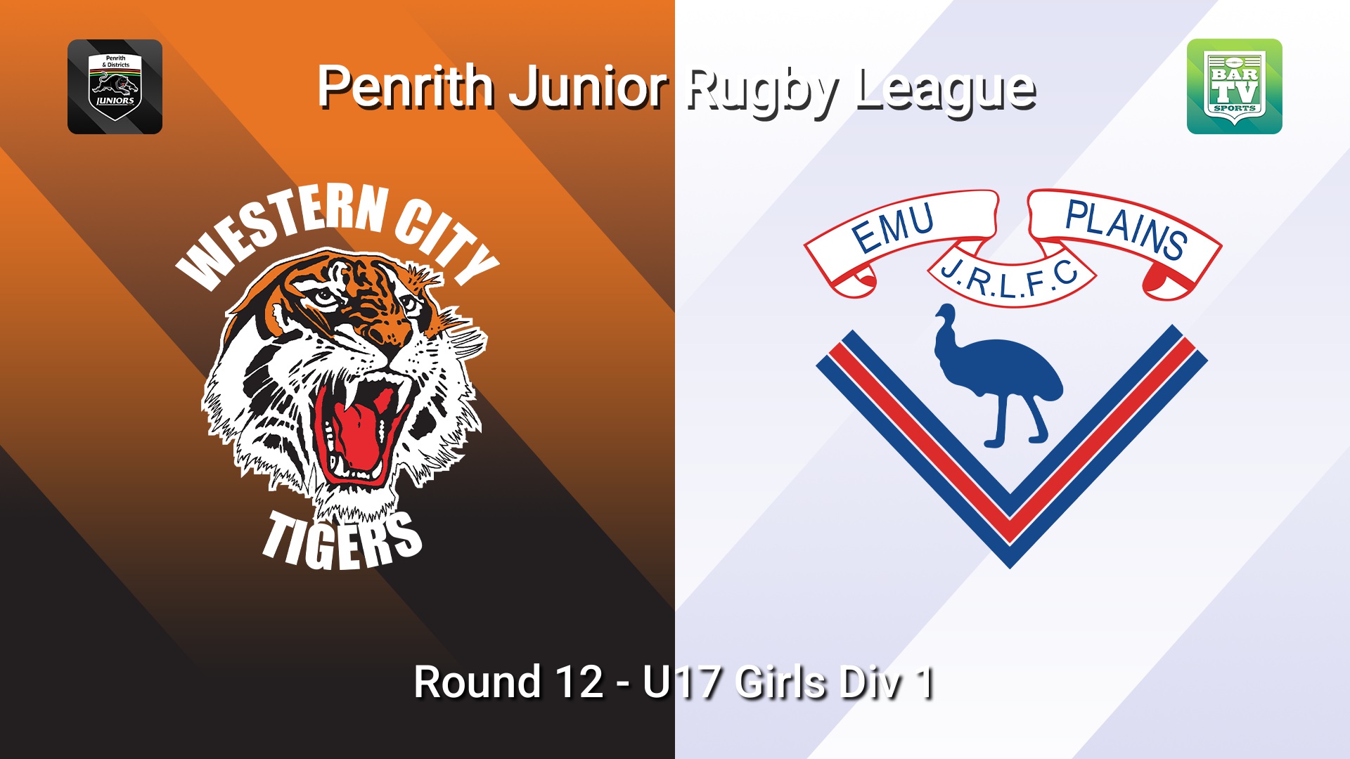 260718-video-Penrith & District Junior Rugby League Round 12 - U17 Girls Div 1 - Western City Tigers v Emu Plains Slate Image