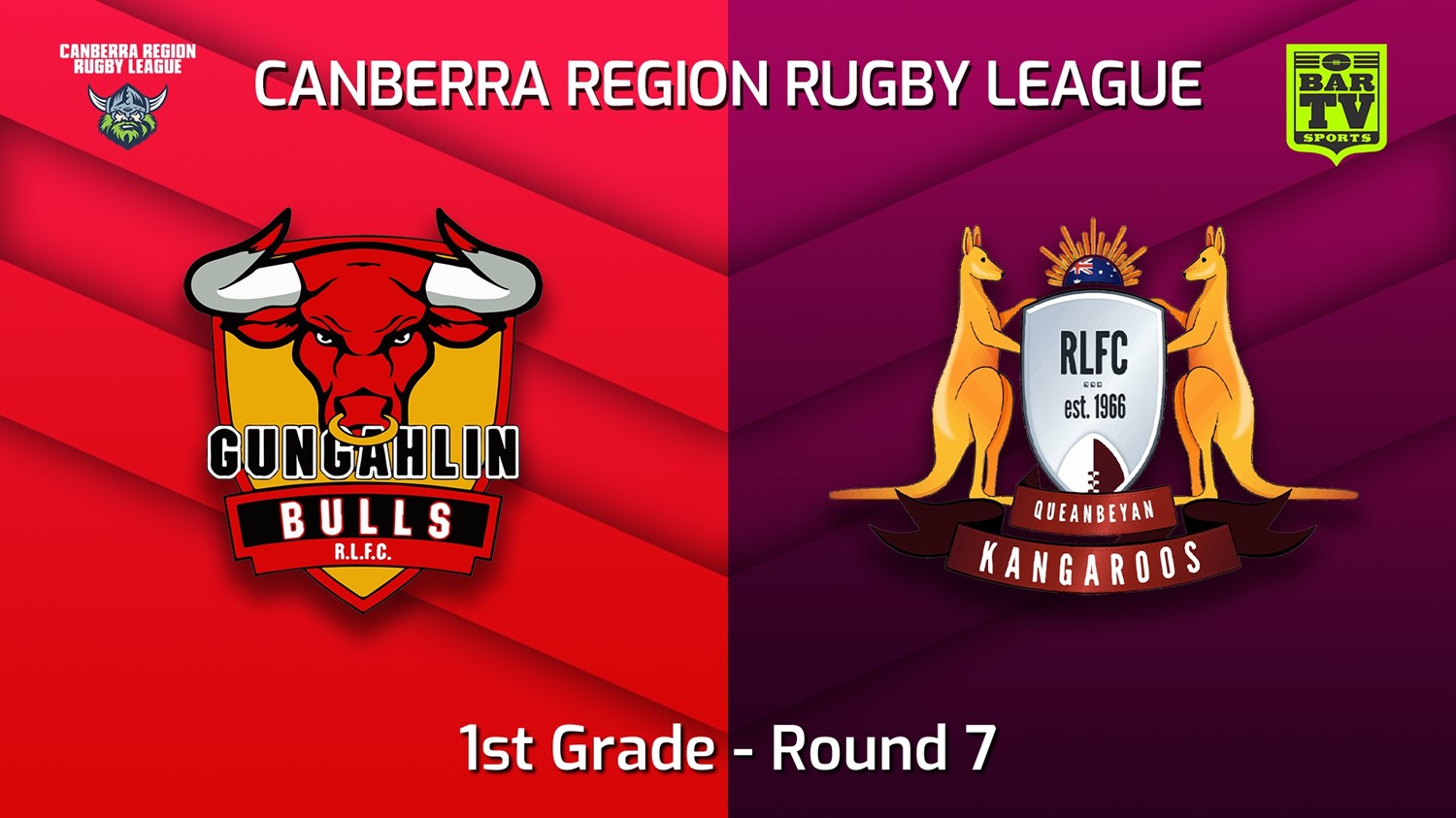 220528-Canberra Round 7 - 1st Grade - Gungahlin Bulls v Queanbeyan Kangaroos Minigame Slate Image