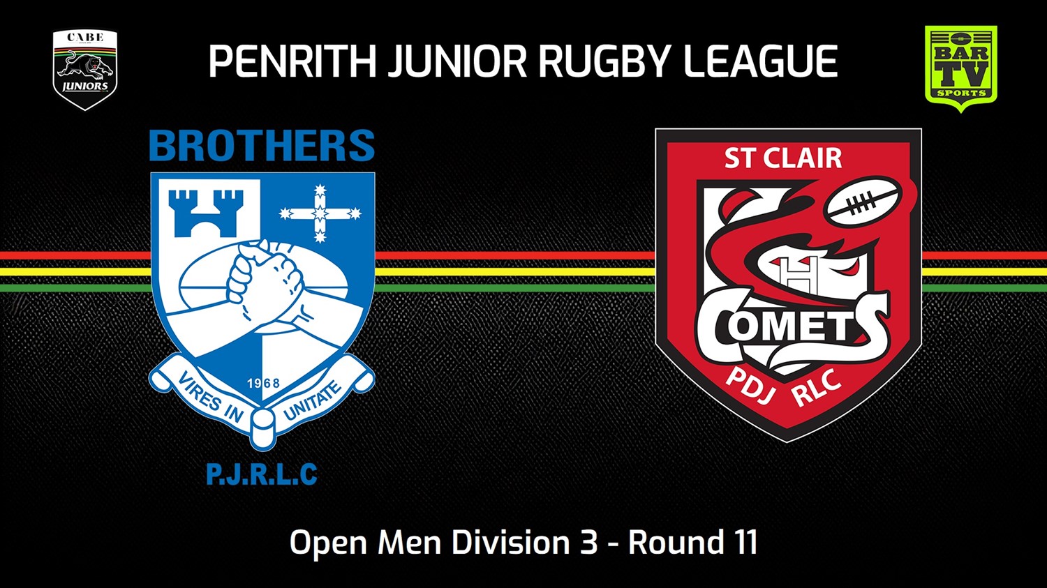 240630-video-Penrith & District Junior Rugby League Round 11 - Open Men Division 3 - Brothers v St Clair Slate Image