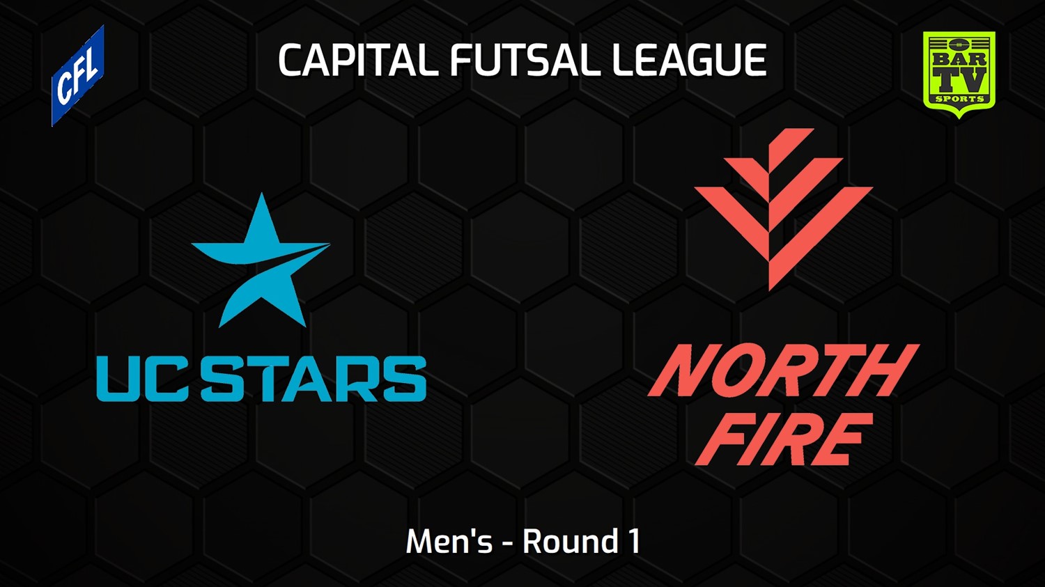231020-Capital Football Futsal Round 1 - Men's - UC Stars FC v North Canberra Fire Minigame Slate Image