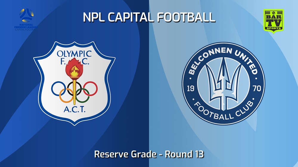 240630-video-NPL Women - Reserve Grade - Capital Football Round 13 - Canberra Olympic FC W v Belconnen United W Slate Image