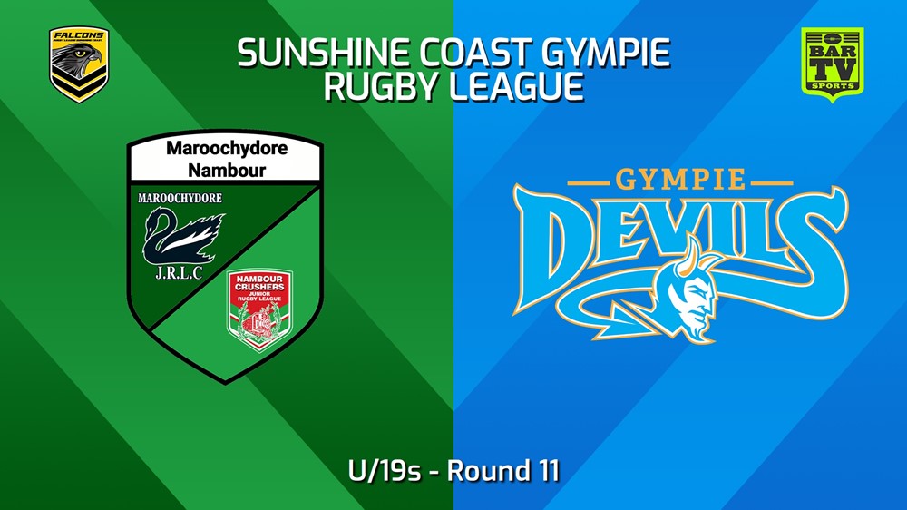 240622-video-Sunshine Coast RL Round 11 - U/19s - Maroochydore/Nambour v Gympie Devils Slate Image