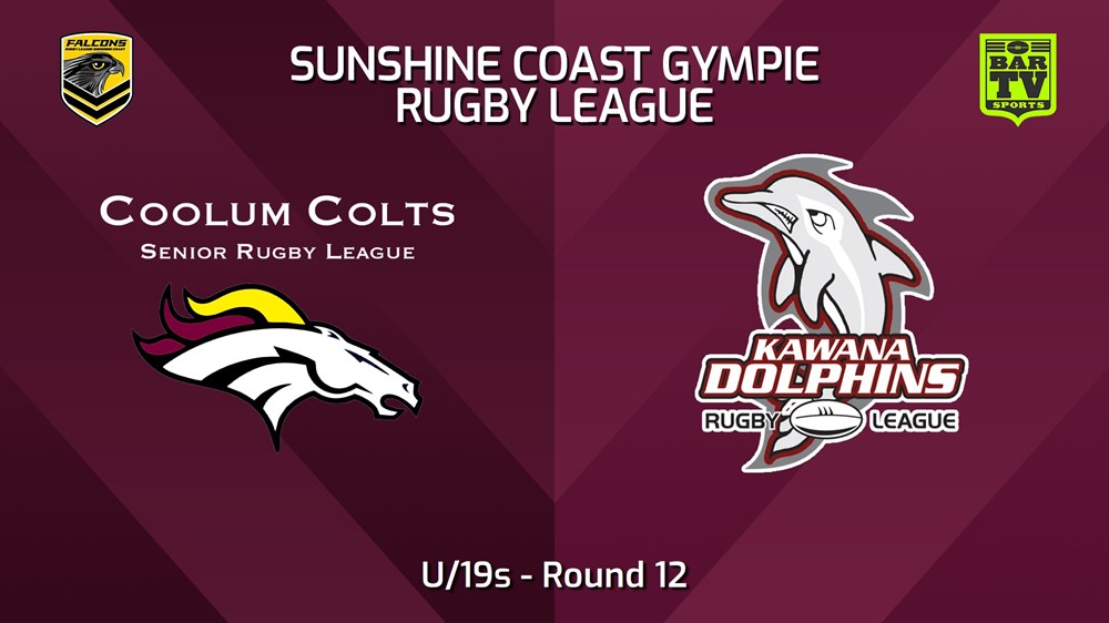 240629-video-Sunshine Coast RL Round 12 - U/19s - Coolum Colts v Kawana Dolphins Slate Image