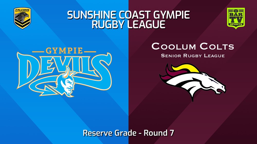 240525-video-Sunshine Coast RL Round 7 - Reserve Grade - Gympie Devils v Coolum Colts Slate Image