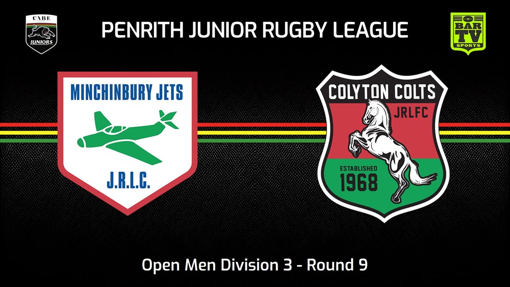240616-video-Penrith & District Junior Rugby League Round 9 - Open Men Division 3 - Minchinbury v Colyton Colts Slate Image