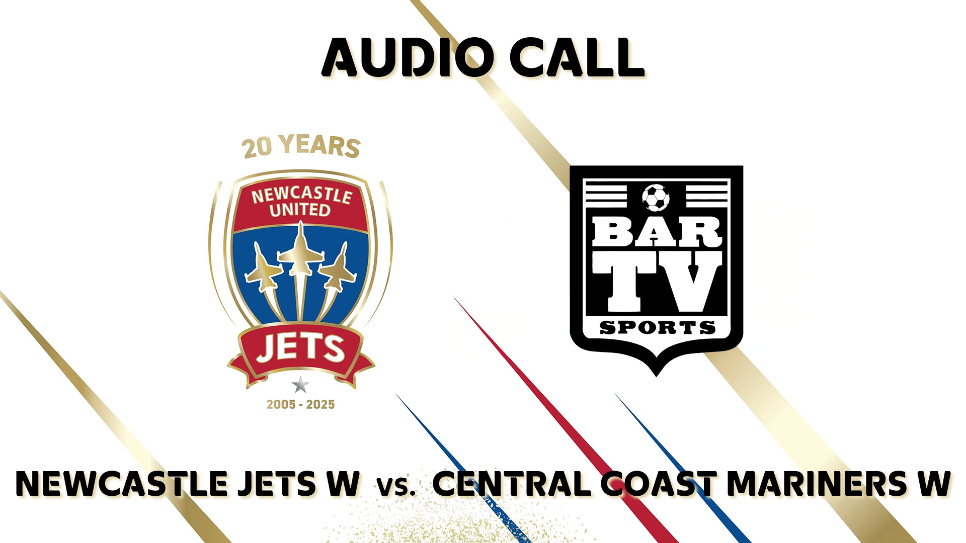 260110-video-Newcastle Jets Audio Call Round 12 - Newcastle Jets W v Central Coast Mariners W Slate Image