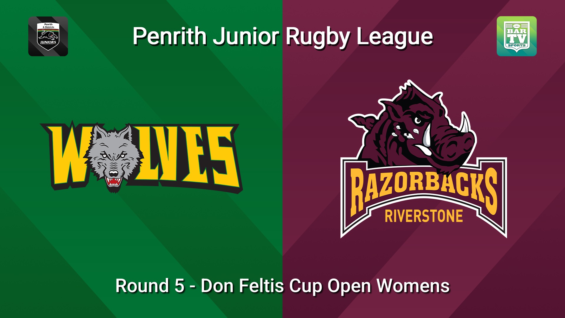 260517-video-Penrith & District Junior Rugby League Round 5 - Don Feltis Cup Open Womens - Windsor Wolves v Riverstone Slate Image