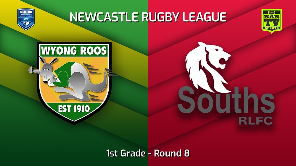 230520-Newcastle RL Round 8 - 1st Grade - Wyong Roos v South Newcastle Lions Slate Image