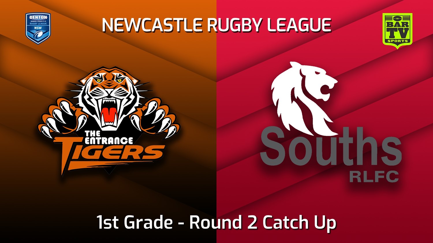 220515-Newcastle Round 2 Catch Up - 1st Grade - The Entrance Tigers v South Newcastle Lions Minigame Slate Image