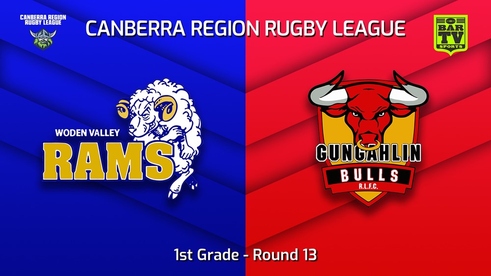 230715-Canberra Round 13 - 1st Grade - Woden Valley Rams v Gungahlin Bulls Slate Image