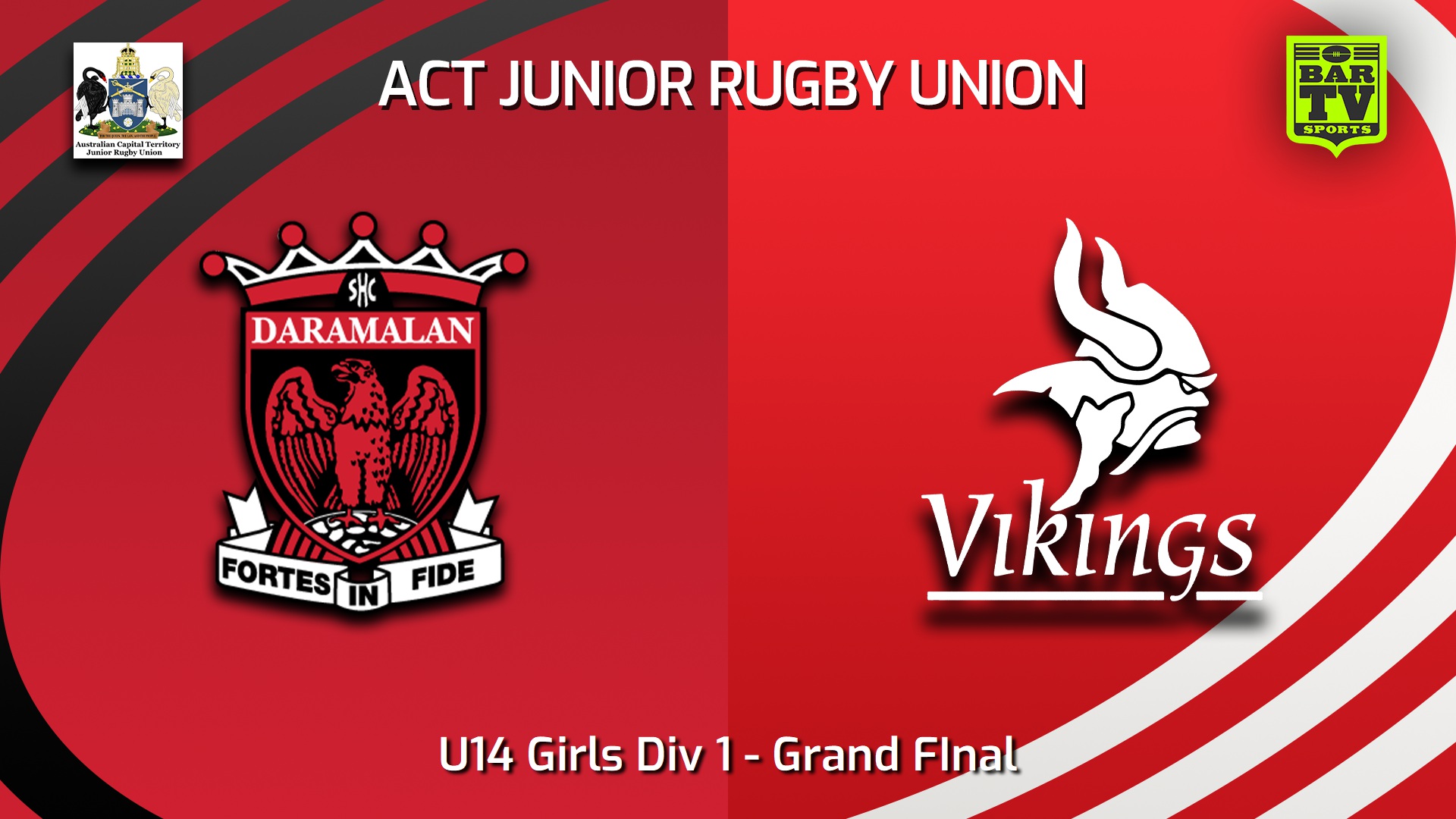 ACT Junior Rugby Union Grand FInal U14 Girls Div 1 Daramalan