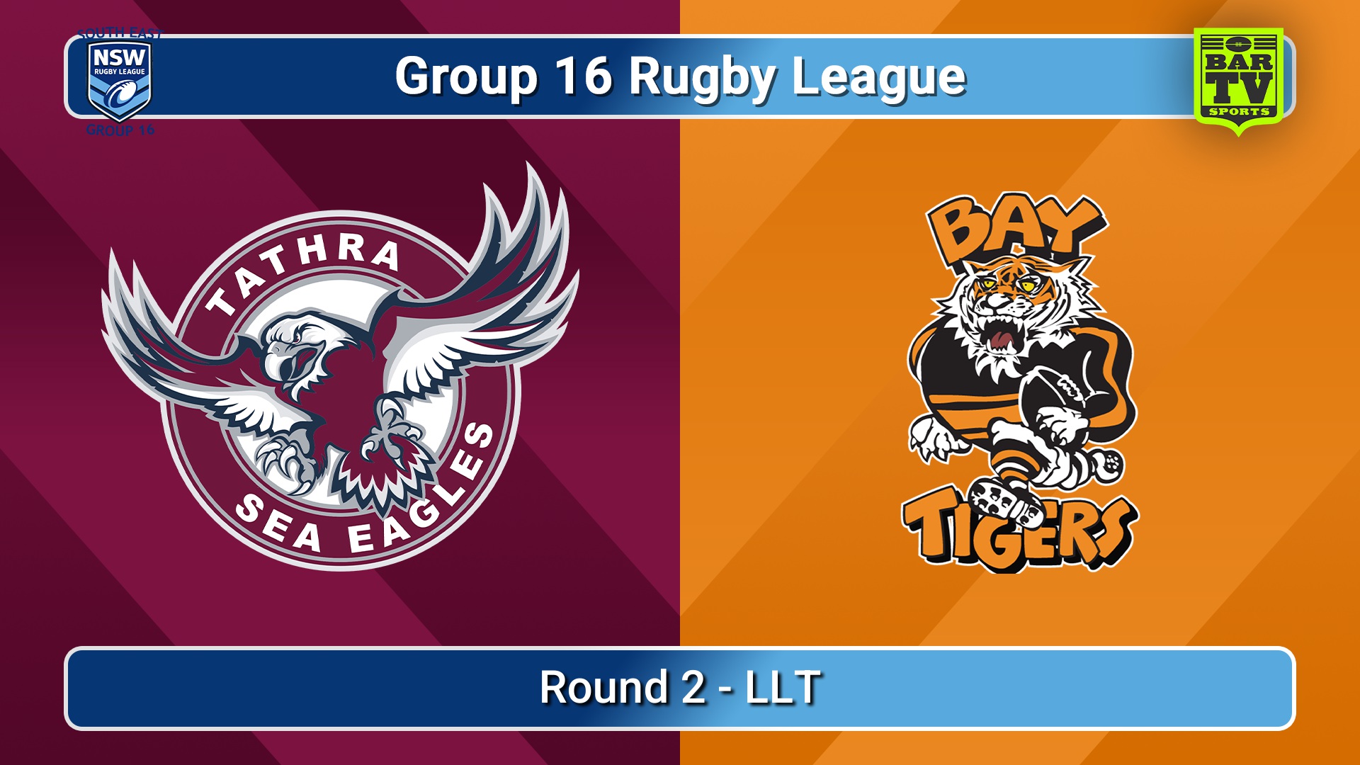 260503-video-Group 16 Rugby League  Round 2 - LLT - Tathra Sea Eagles v Bateman's Bay Tigers Slate Image