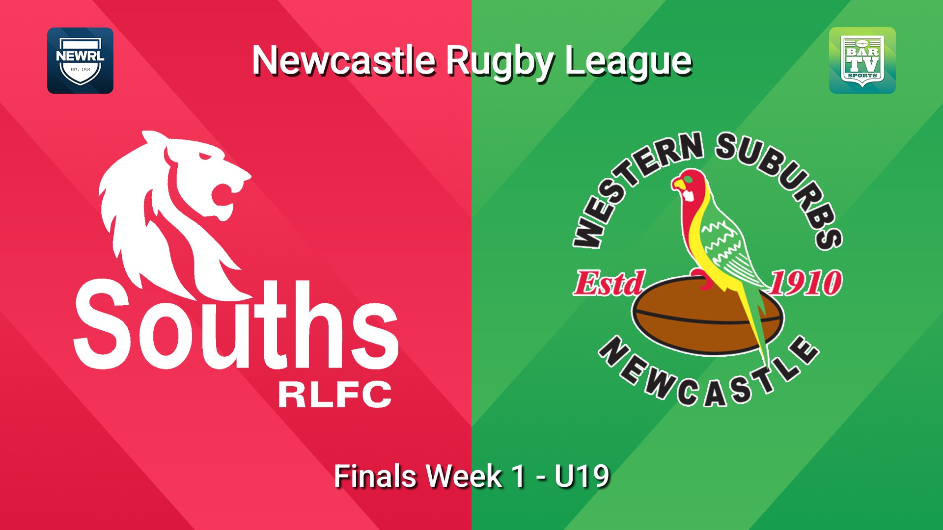260815-video-Newcastle RL Finals Week 1 - U19 - South Newcastle Lions v Western Suburbs Rosellas Slate Image