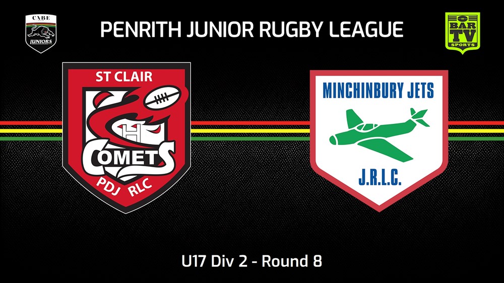 240602-video-Penrith & District Junior Rugby League Round 8 - U17 Div 2 - St Clair v Minchinbury Slate Image