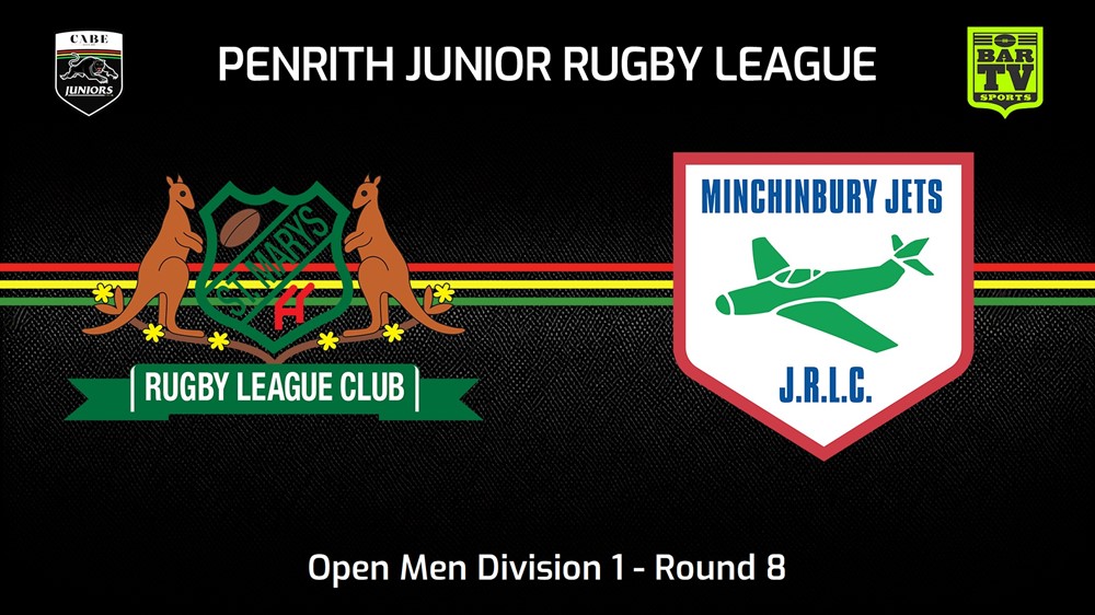 240602-video-Penrith & District Junior Rugby League Round 8 - Open Men Division 1 - St Marys v Minchinbury Slate Image