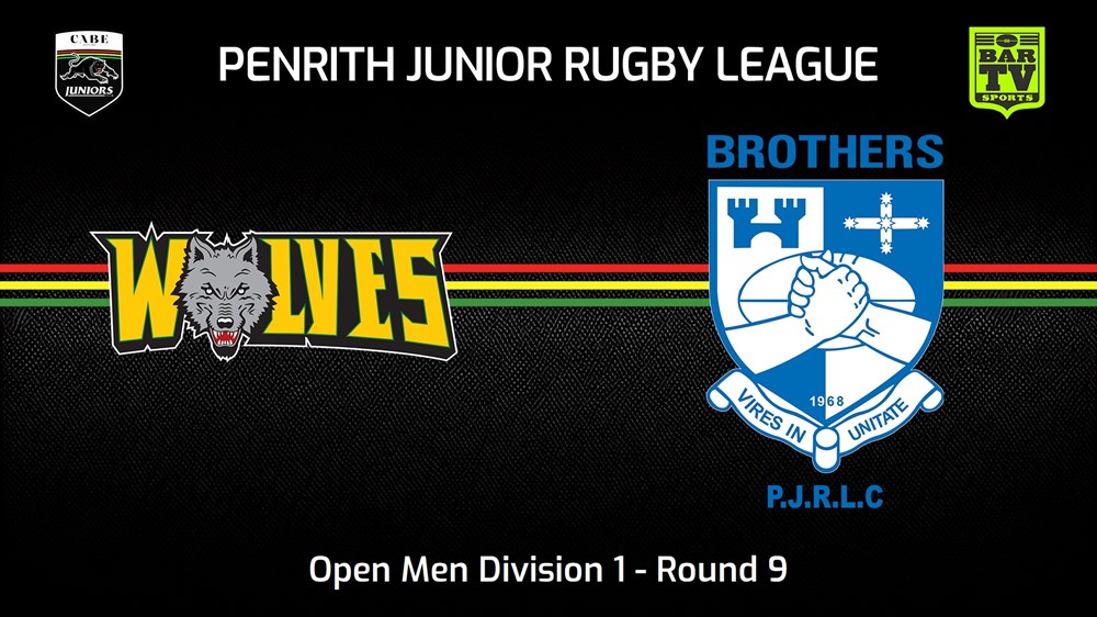 240616-video-Penrith & District Junior Rugby League Round 9 - Open Men Division 1 - Windsor Wolves v Brothers Slate Image