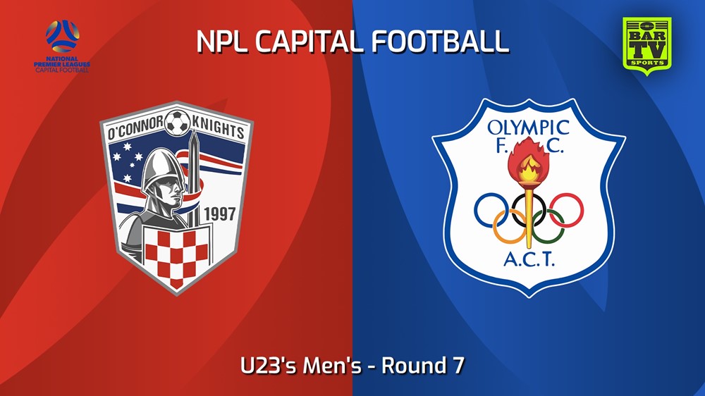 240518-video-Capital NPL U23 Round 7 - O'Connor Knights SC U23 v Canberra Olympic U23 Slate Image